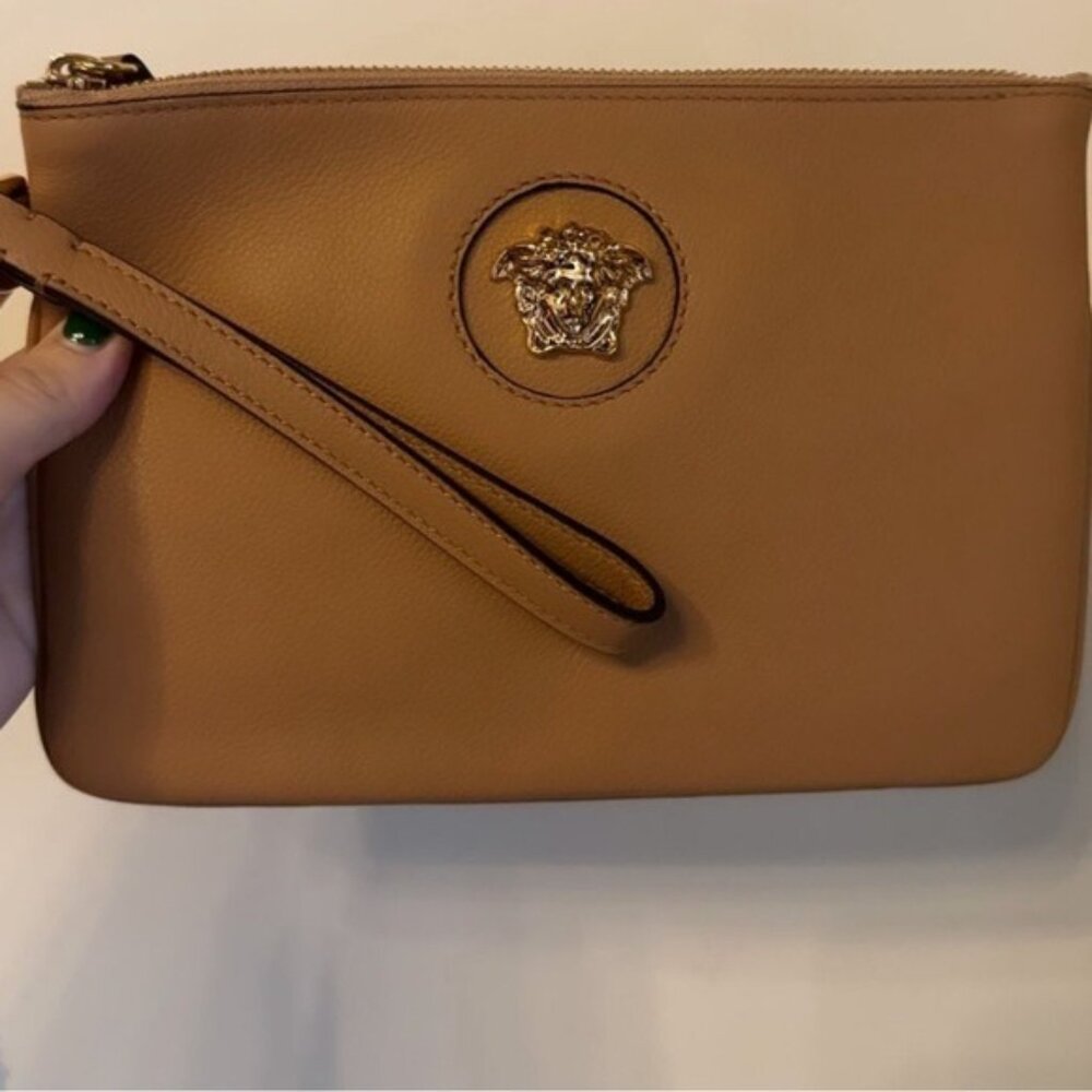 Versace Medusa Logo Wristlet